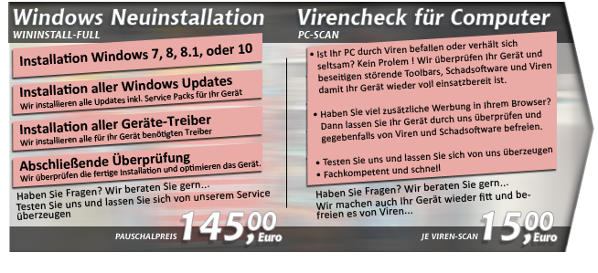 [ Um alle Angebote zu betrachten HIER KLICKEN ]